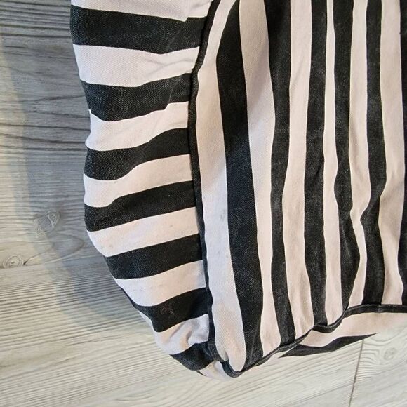 Victoria's Secret Baby Pink and Black Striped Tote - Picture 3 of 7